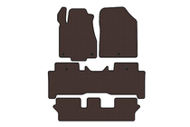 Acura MDX 2007-2013 Gummimatten Carsuit (3 Reihen, braun) Foto 1