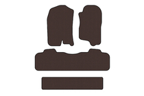 Chevrolet Tahoe 2007-2014 Gummimatten Carsuit (3 Reihen, 2007-2014, braun) Foto 1