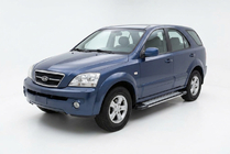 Kia Sorento I BL 2002-2009 Trittbretter Rainbow (2 Stk., Aluminium) Foto 1