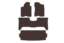 Nissan Armada 2003-2015 Gummimatten Carsuit (3 Reihen, 2003-2008 braun) Foto 1