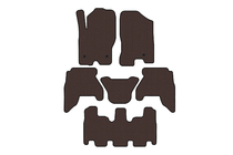 Nissan Pathfinder R51 2005-2014 Gummimatten Carsuit V1 (3 Reihen, braun, 2010-2014) Foto 1