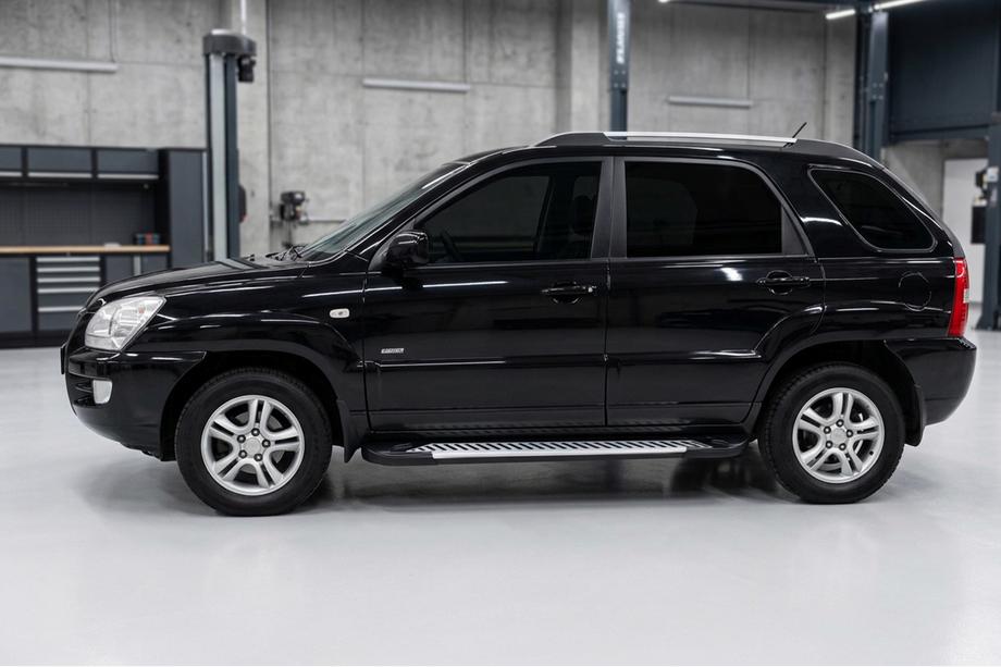 Kia Sportage 2004-2010 Seitenschweller Line (2 Stk., Aluminium) Image