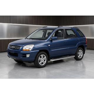 Trittbretter Maydos V1 (2 Stk., Aluminium & Edelstahl) Kia Sportage 2004-2010 Foto 1