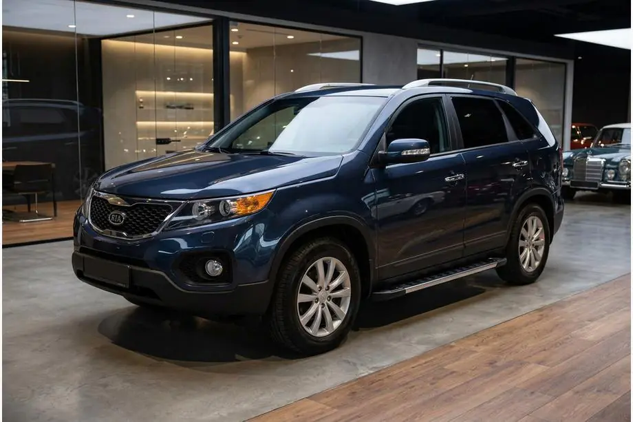 Kia Sorento II XM 2009-2014 Seitenschweller RedLine V1 (2 Stk., Aluminium) Image