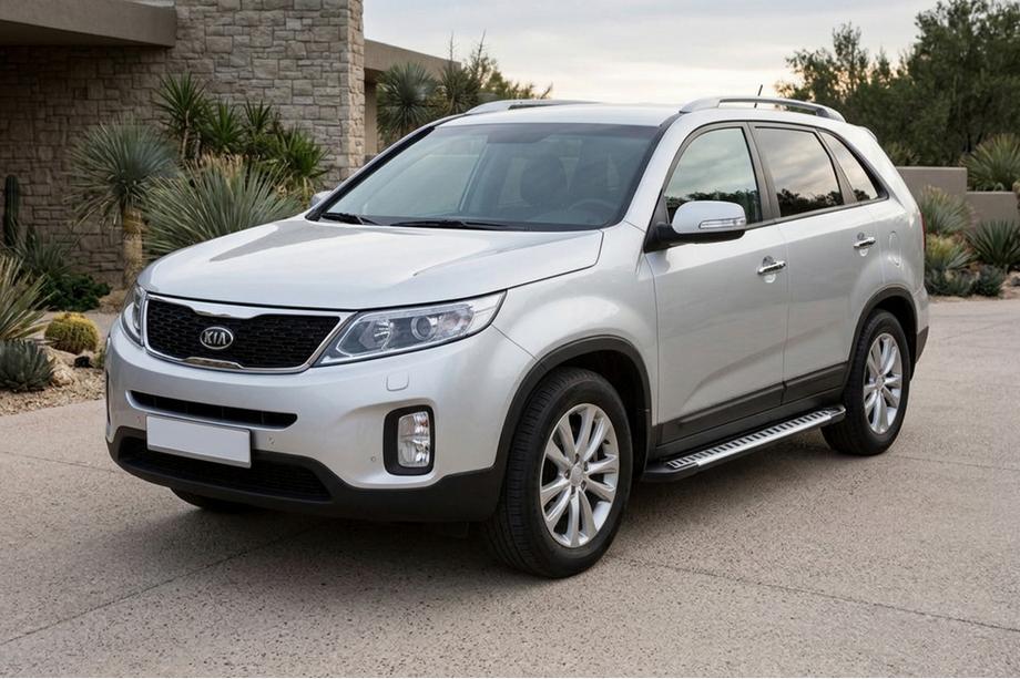 Kia Sorento II XM 2009-2014 Seitenschweller Line (2 Stk., Aluminium) Image