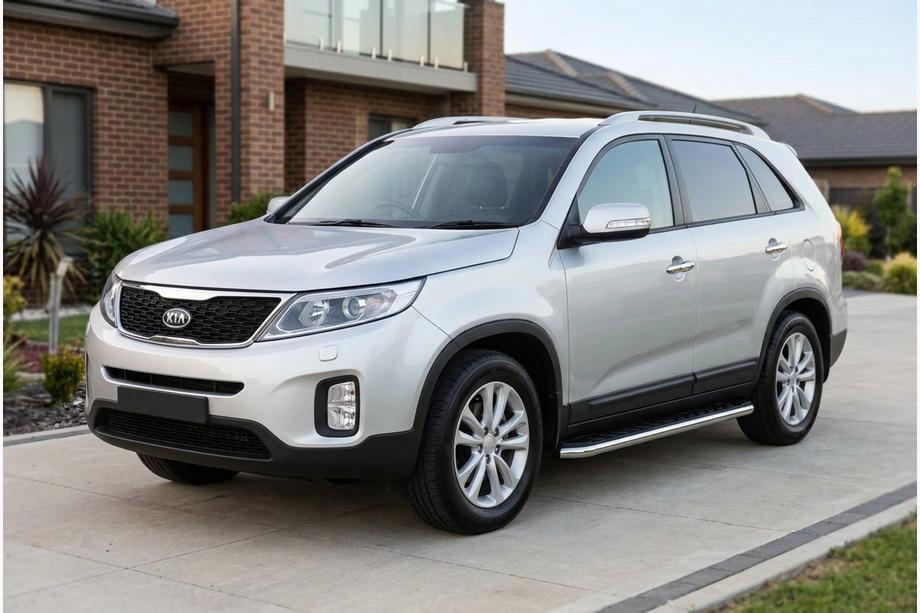 Kia Sorento II XM 2009-2014 Trittbretter Maydos V1 (2 Stk., Aluminium & Edelstahl) 2010-2013 Image