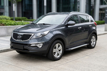Kia Sportage 2010-2015 Seitenschweller Line (2 Stk., Aluminium) Foto 1