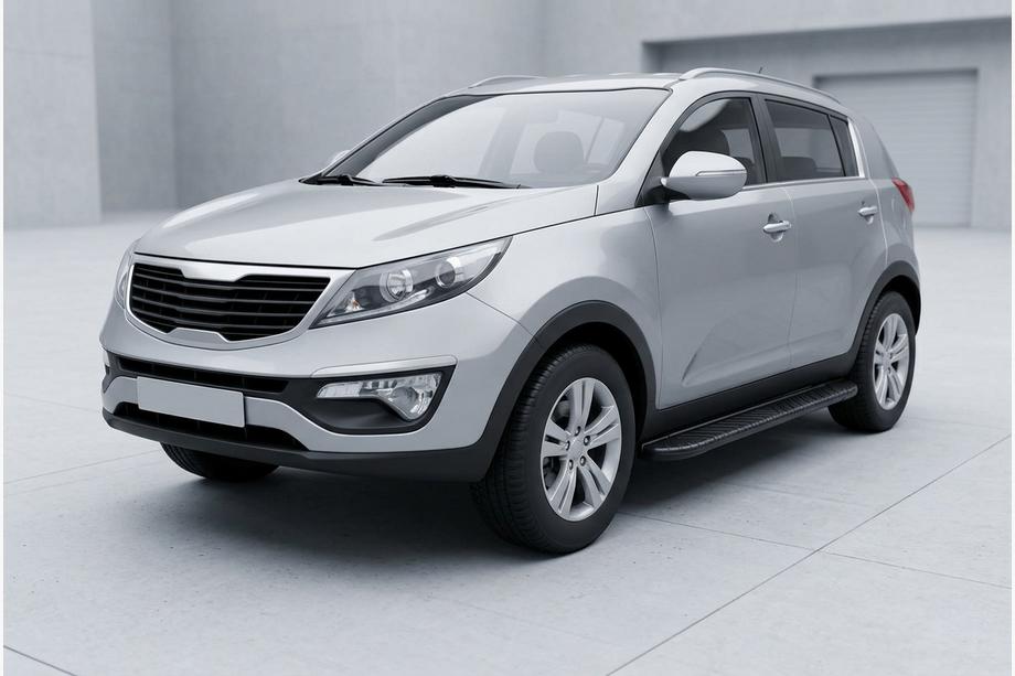Kia Sportage 2010-2015 Seitenschweller Bosphorus Black (2 Stk., Aluminium) Image