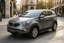 Kia Sportage 2010-2015 Seitenschweller RedLine Black (2 Stk., Aluminium) Foto 1