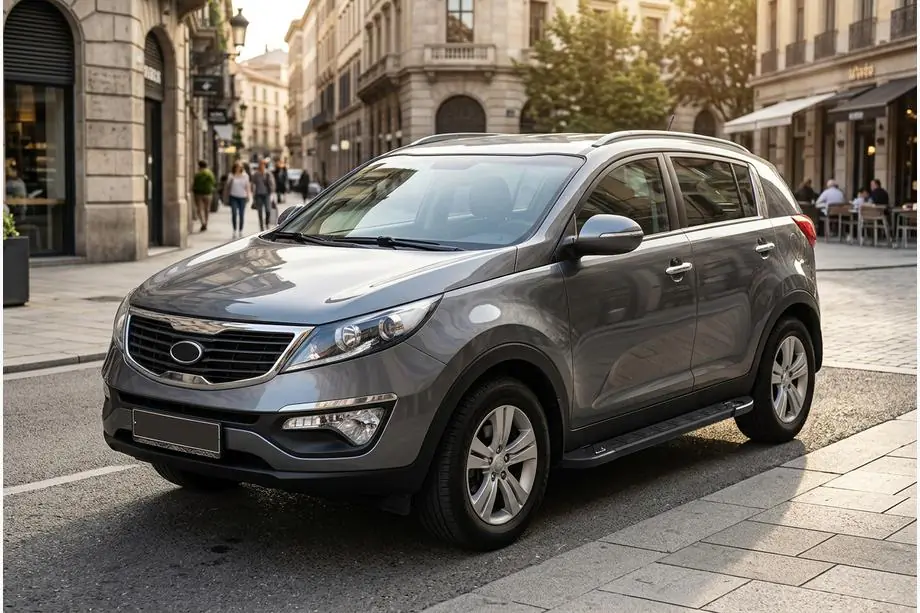 Kia Sportage 2010-2015 Seitenschweller RedLine Black (2 Stk., Aluminium) Image