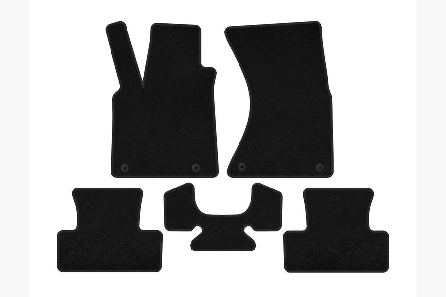 Audi Q5 2008-2017 Textil-Fußmatten Classic (2008-2012, Schwarz) Image