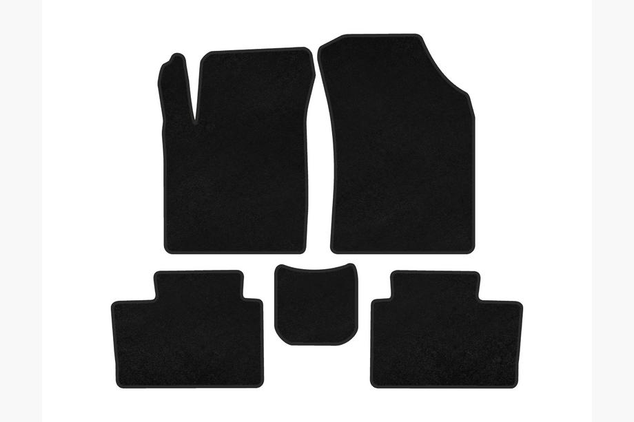 JAC iEV7S 2017-2023 Textil Fußmatten Classic (Schwarz) Image