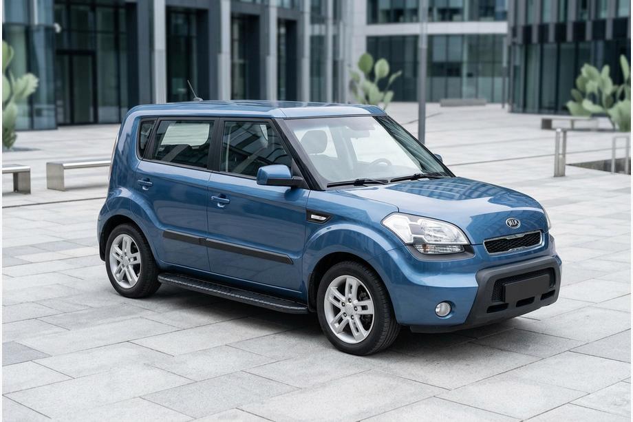 Kia Soul I 2008-2013 Seitenschweller Bosphorus Black (2 Stk., Aluminium) Image