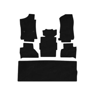 Textil Fußmatten Premium (3-reihig, Schwarz)