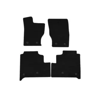 Textil-Fußmatten Premium (Long, Hybrid, Schwarz)