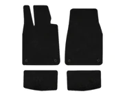 Porsche Taycan 2019- Textil Fußmatten Premium (2021-, Schwarz) Foto 1