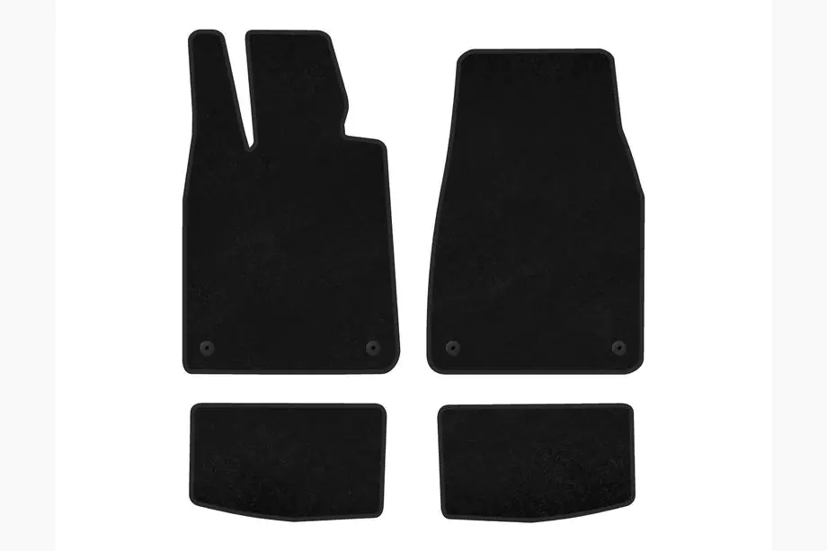 Porsche Taycan 2019- Textil Fußmatten Premium (2021-, Schwarz) Image