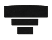 Cadillac Escalade 2014-2020 Kofferraumteppich Textil Premium (Schwarz) Foto 1