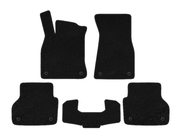 Audi A6 C8 2018–2025 Textil Fußmatten Deluxe V1 (Schwarz) Foto 1