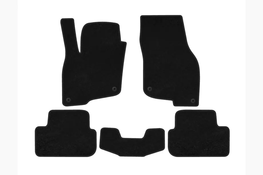 Audi Q2 2016- Textil-Fußmatten Deluxe (Für e-tron 2019-, China, Schwarz) Image