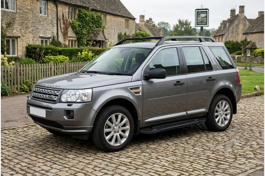 Land Rover Freelander II 2006–2014 Seitenschweller RedLine Black (2 Stk., Aluminium) Image