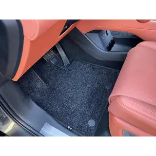Textil Fußmatten Premium (3 Reihen, Schwarz) Foto 1