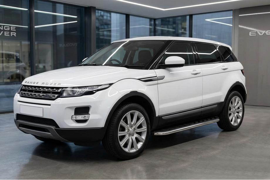 Range Rover Evoque 2012-2018 Trittbretter Maydos V1 (2 Stk., Aluminium & Edelstahl) Image