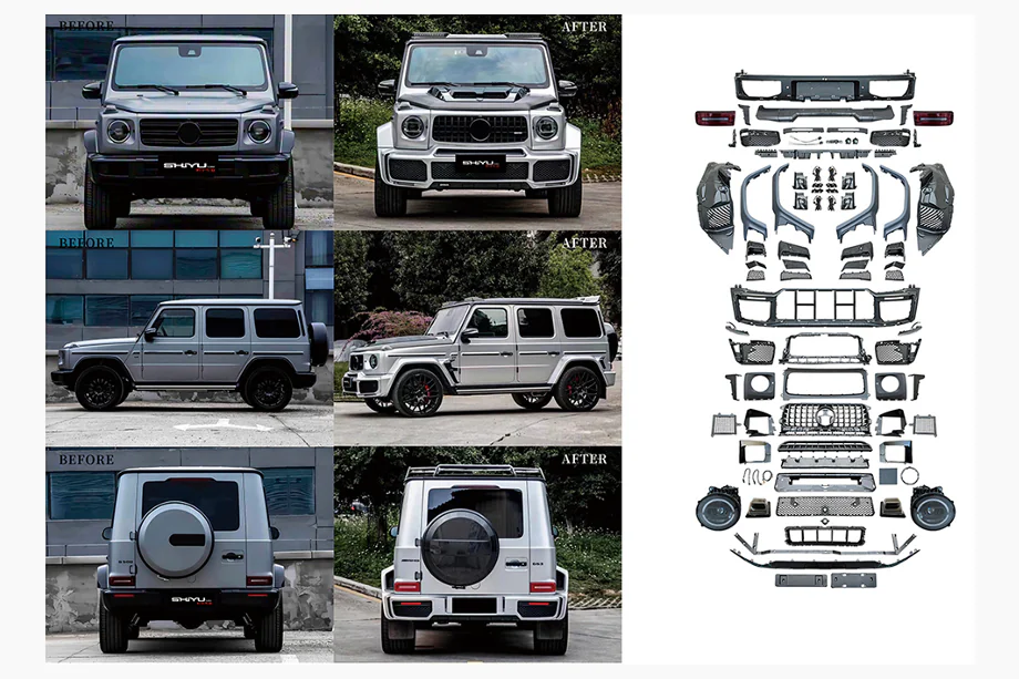 Mercedes G class W463 2018-2024 Facelift-Kit für W465 2025 BRB Foto 1