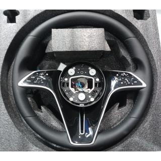 Lenkrad im Maybach-Style (schwarz + schwarze Tasten)