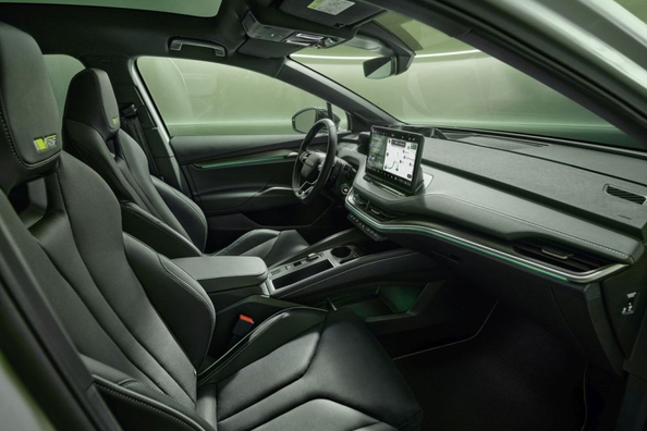 Skoda Enyaq Coupe RS 2025 im Test: das sportliche Elektro-Coupe nach dem Facelift Foto 6