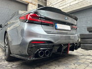 BMW 5er G30/G31 2017–2023 Heckdiffusor mit Endrohrblenden im BMP-Style (für M-Sport/M5 F90) Foto 3