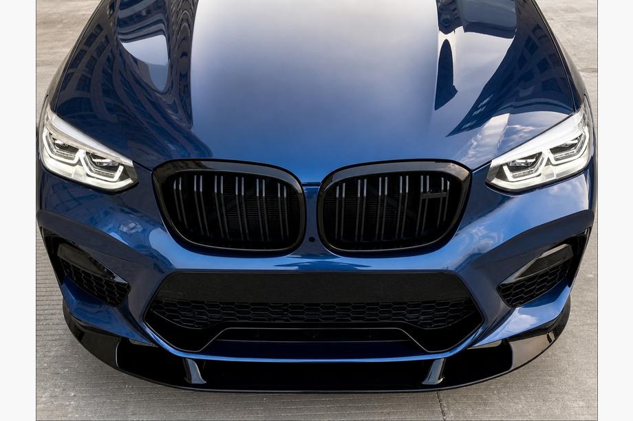 BMW X3 G01 2018- Frontlippe 3D (für F97 2018-2022, Schwarz Glanz) Foto 2