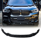 BMW X3 G01 2018- Frontlippe 3D (für M-Sport 2018-2022, Schwarz Glanz) Foto 8