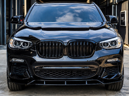 BMW X3 G01 2018- Frontlippe 3D (für M-Sport 2018-2022, Schwarz Glanz) Foto 1
