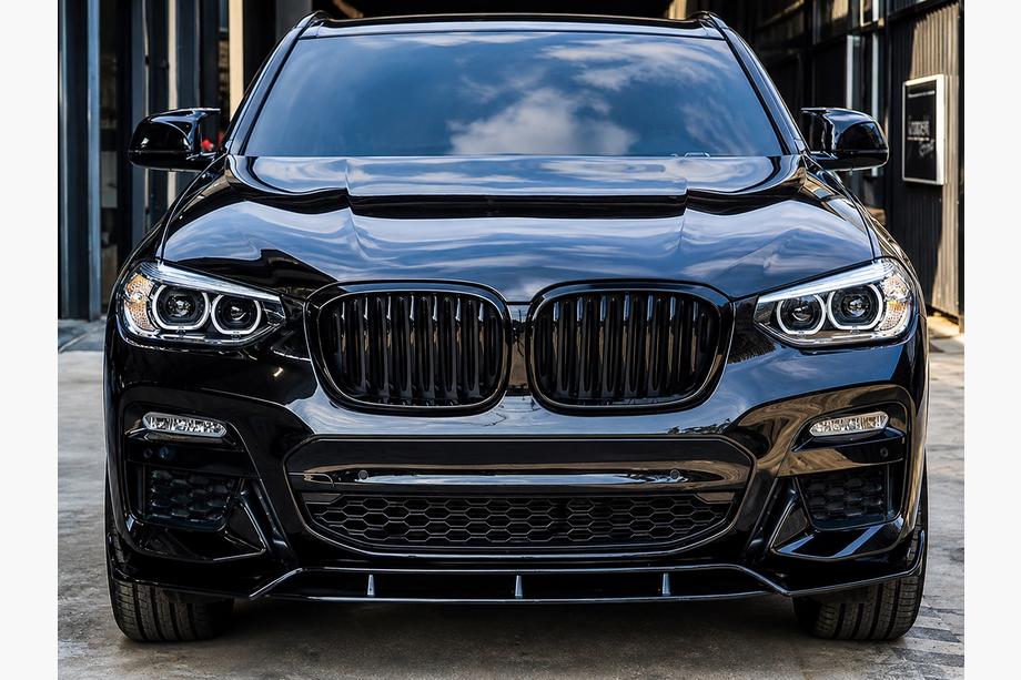 BMW X3 G01 2018- Frontlippe 3D (für M-Sport 2018-2022, Schwarz Glanz) Image