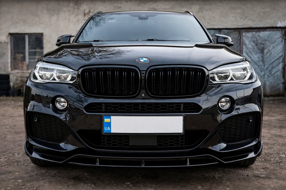 BMW X6 F16 2014-2019 Frontspoiler Lippe Black Warrior (für M-Sport) Foto 1