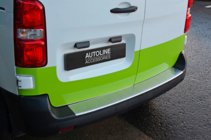 Fiat Scudo 2022- Heckstoßstangenschutz OmsaLine Edelstahl Kurzer/Mittlerer Radstand Foto 1