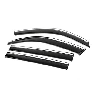 Windabweiser mit Chromleiste Niken Luxury (4 Stk) Toyota Land Cruiser 200 2007-2021 Foto 3
