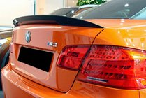 BMW 3 Series E92/E93 2006–2013 MP-Style Heckspoiler (für E92, Schwarz Glanz) Foto 1