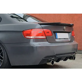 M4-Style Heckspoiler (für E92, Schwarz Glanz)