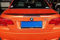 BMW 3 Series E92/E93 2006–2013 M4-Style Heckspoiler (für E93, Schwarz Glanz) Foto 1