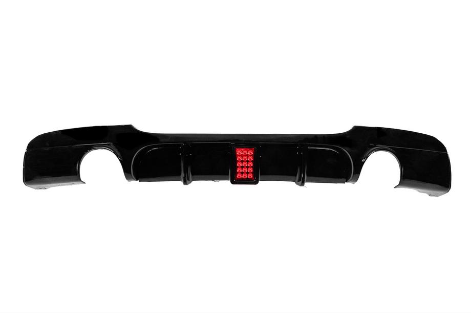BMW 3 Series E90/E91 2005-2011 Heckdiffusor für doppelseitigen Einzelendrohr LED (für M-Sport, ABS) Image