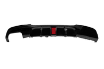 BMW 3 Series E90/E91 2005-2011 Heckdiffusor für einseitige Doppel-Auspuffanlage (für M-Sport, ABS) Foto 4