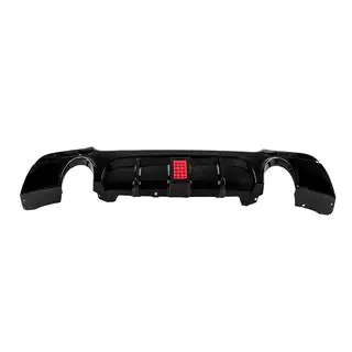 Heckdiffusor für doppelseitigen Einzelendrohr LED (für M-Sport, ABS) Foto 4