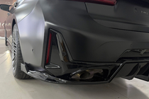 BMW 3 Series G20/G21 2018- Heckdiffusor B-Style LED für M-Sport 2023+, ABS Foto 2