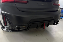 BMW 3 Series G20/G21 2018- Heckdiffusor B-Style LED für M-Sport 2023+, ABS Foto 1
