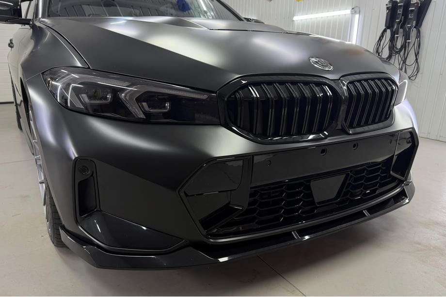 BMW 3 Series G20/G21 2018- Frontlippe FD-Style für M-Sport 2023+, ABS Foto 6