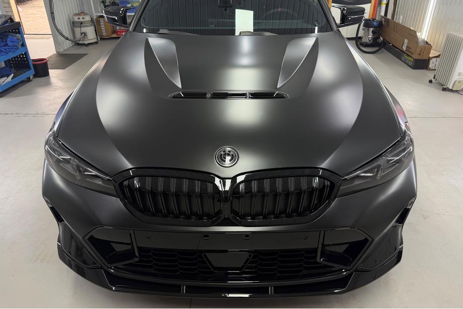 BMW 3 Series G20/G21 2018- Frontlippe FD-Style für M-Sport 2023+, ABS Foto 4