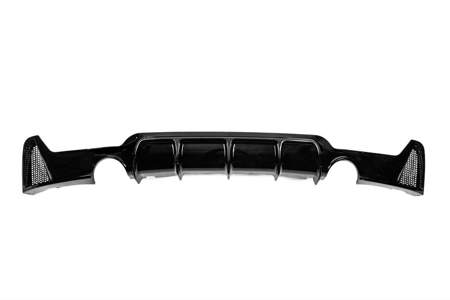 BMW 4 Series F32/F33/F36 2012-2020 Heckdiffusor für Stoßstange hinten für doppelseitigen Einzel-Auspuff V2 (für M-Sport, ABS) Foto 1