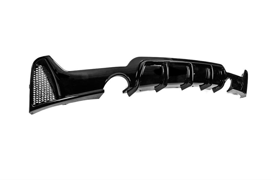 BMW 4 Series F32/F33/F36 2012-2020 Heckdiffusor für Stoßstange hinten für doppelseitigen Einzel-Auspuff V2 (für M-Sport, ABS) Foto 3